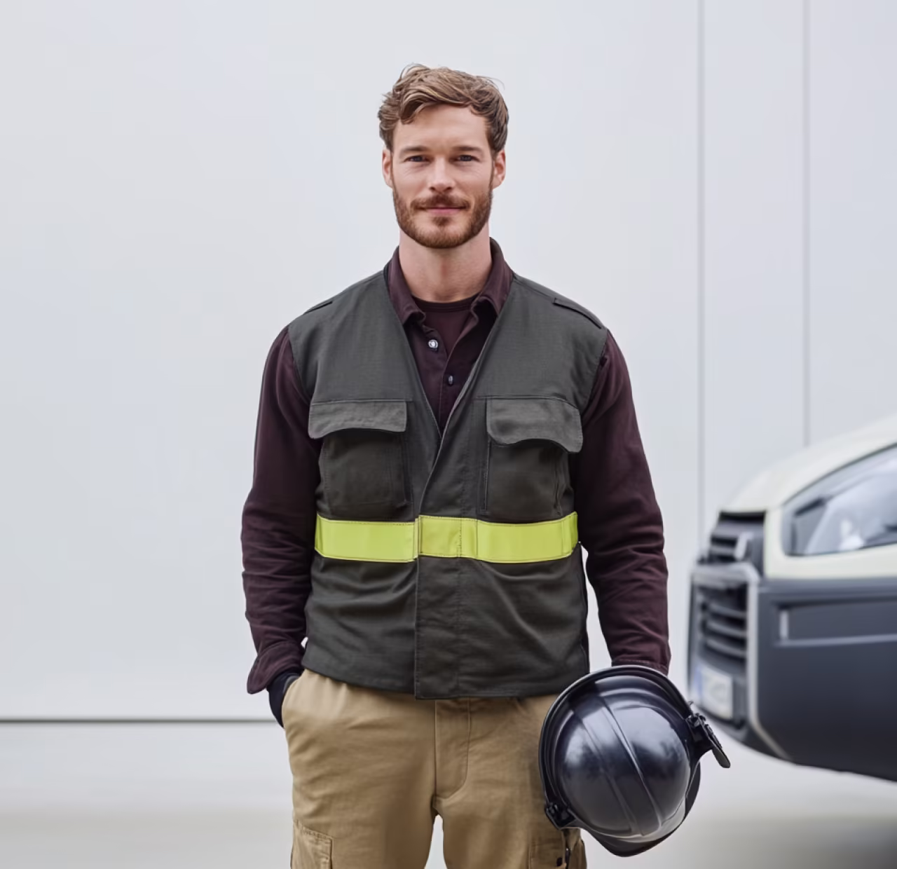 Firefighter in protective gear — symbolizing risk management